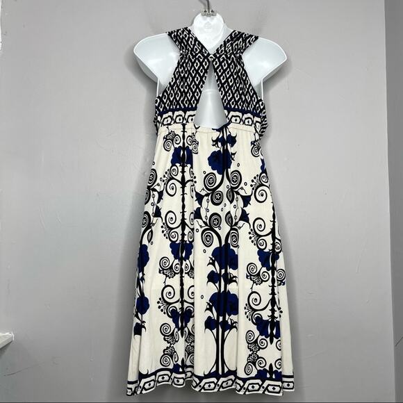 TRACY REESE Silk Dress Womens Size Small Summer Flowy Comfort Travel Casual Chic - Picture 7 of 9